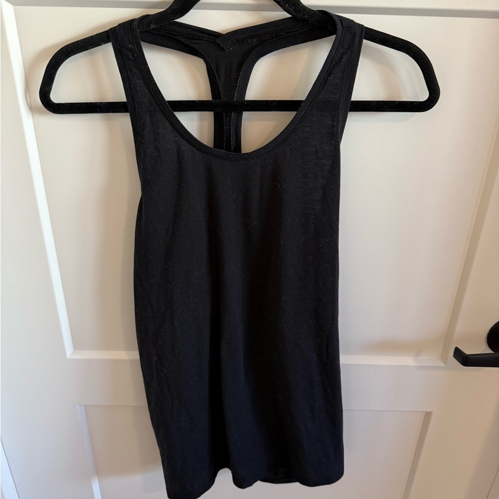 Athleta Black Racerback Workout Tank Top Medium